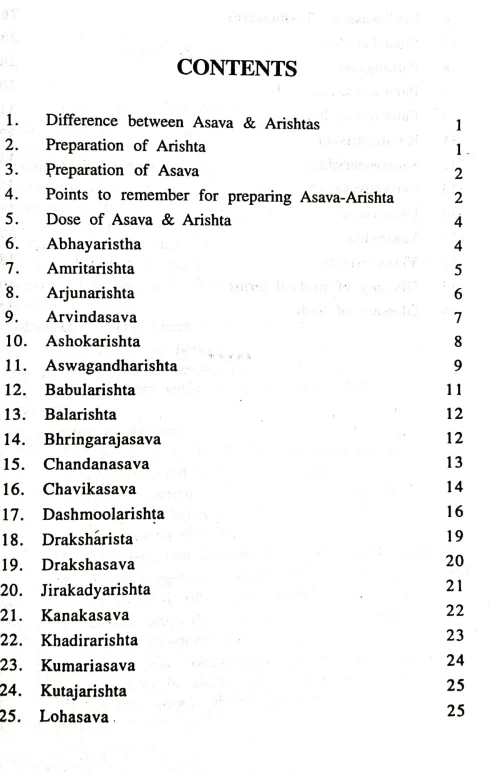 Preparation and Uses of Asava and Arishta